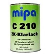 Лак акриловый автомобильный Mipa двухкомпонентный с отвердителем “2К-Klarlack C210 MS“ 1,5 л фото