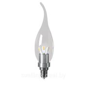 Светодиодная лампа (свеча на ветру) Candle Tailed Crystal clear3W Е14 4100K(HA104201203) фотография