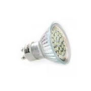 Лампочка светодиодная 002 GU10 81 Cold SMD Halogen фотография