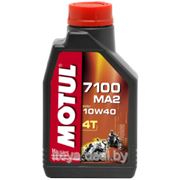 Motul 7100 4T 10W40 1л масло для 4-хтактных моторов фотография