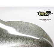 Краска Star Dust блестки Silver / Серебро 100/100 мкр 50 гр фотография