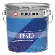 Tikkurila PESTO (Песто) — особопрочная алкидная эмаль для стен и потолка 0,9л. фотография
