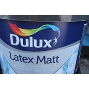 Dulux Latex Matt Эмульсия латексная д/потолков и стен белая матов.(на водн.основе)5л фото