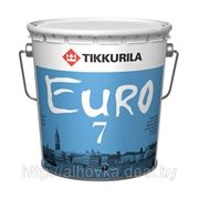 Tikkurila EURO-7 (Евро-7) — матовая акриловая краска 2,7л фотография