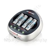 Зарядное (ЗУ пальчиковое) AA, AAA Ansmann DIGISPEED 4 ULTRA PLUS (5707153) + 4 AA 2850mAh фото