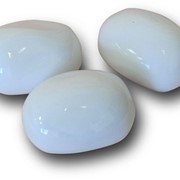 Декоративные керамические камни белые 14 шт (ZeFire) ZeFire