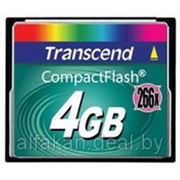 Флеш карта Compact Flash (CF) 4Gb Transcend 266x (TS4GCF266) фото