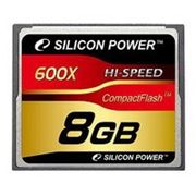 Флеш карта Compact Flash (CF) 8Gb Silicon-Power 600x (SP008GBCFC600V10) фото