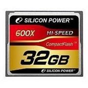 Флеш карта Compact Flash (CF) 32Gb Silicon Power 600x (SP032GBCFC600V10) фото