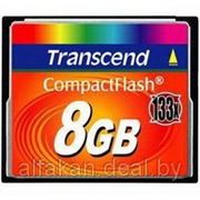 Флеш карта Compact Flash (CF) 8Gb Transcend 133x (TS8GCF133) фото