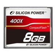 Флеш карта Compact Flash (CF) 8Gb Silicon-Power 400x (SP008GBCFC400V10) фото