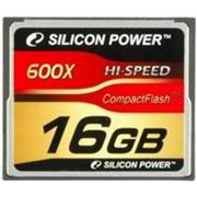 Флеш карта Compact Flash (CF) 16Gb Silicon-Power 600x (SP16GBCF600X) фото