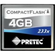 Флеш карта Compact Flash (CF) 4Gb Pretec 233x фото