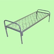 Кровать металлическая ЭКО с металлическими спинками