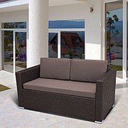 Плетеный диван S52A-W53 Brown фото