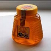 Цветочный мед ПЭТ - банка Медовик, большая 0,5л фото