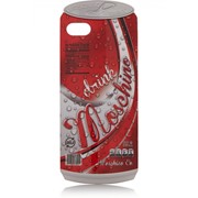 Чехол силиконовый Drink Moschino для iPhone 6/6s Plus Red Cola фотография