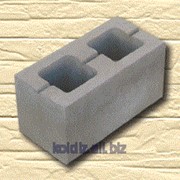 Камни бетонные стеновые ГОСТ 6133-99 КСЛ (Р)-ПР-ПС двух пустотный (керамзито-бетонный) фото