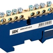 Шина нулевая на DIN-изоляторе ШНИ 6х9-8-Д-С IEK YNN10-69-8D-K07 фото