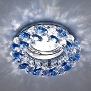 Cпоты FERON CD 4141 синий-хром. MR16 фото