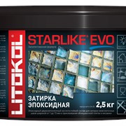Эпоксидная затирка Litokol starlike evo, S.125 grigio cemento ведро 2,5 кг фотография