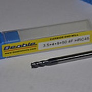 Фреза концевая ц/х d 3,5 (z4) 50/9мм, хв. 4мм HRC45 CARBIDE, BEABLE фото