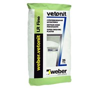 Полимерная шпатлевка Weber Vetonit LR fine для финишной отделки (25 кг)