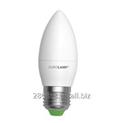 Светодиодная LED лампа Eurolamp "свеча" Е27 6W 3000/4000К