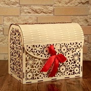 Коробка для денег «Семейный банк», деревянный фотография