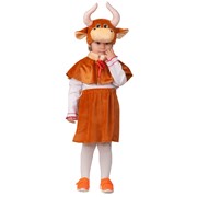 Карнавальный костюм для детей Батик Батик коровка Брусничка детский, 28 (110 см) фотография