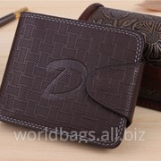 Мужской стильный кошелёк 4-2 коричневый фото