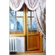Дверь балконная с филенкой фото