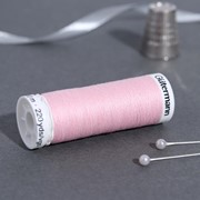 Нитки Sew-All, 200 м, цвет бело-розовый фото
