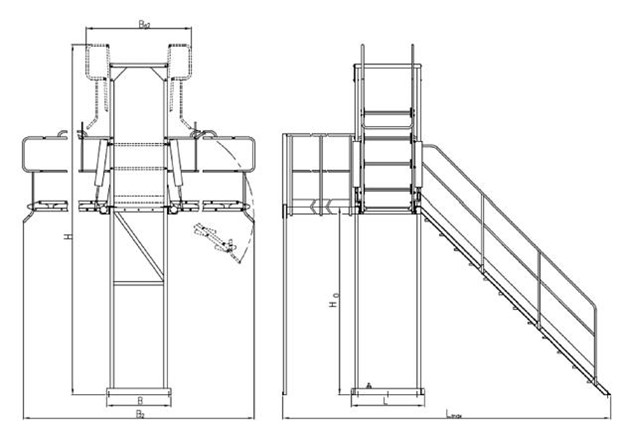 Досмотровая эстакада чертеж