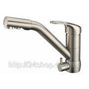 Смеситель кухонный ZorG CLEAN WATER ZR 400 KF-12 SATIN фото
