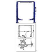 Подъемник двухстоечный электрогидравлический S45-2E г/п 4,5т