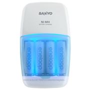 Зарядное устройство SANYO Eneloop MQN09-E-4-4UTGA для 4 или 2 акб AA/AAA 750mAh фото