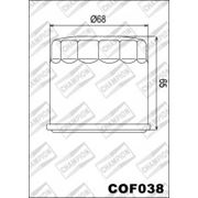 COF038 (K301) фильтр масляный Suzuki GSX R600-1300 01-11