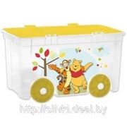 Декоративная коробка, ящик для игрушек на колесиках Winnie Pooh фото