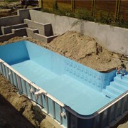 строительство бассейнов, фонтанов, бань  фото