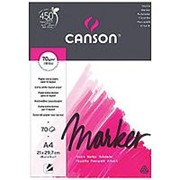 Альбом для маркера Canson Marker Layout 70г, A4, 21x 29.7 см, 70 листов, склейка по короткой стороне фото