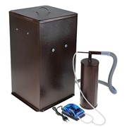 Коптильня холодного копчения 'Дым Дымыч' 01Б, дымогенератор, 50 л, коричневая фото