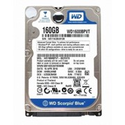 Жесткий диск WD1600BPVT, WD Scorpio Blue 2.5", 160GB, SATA II
