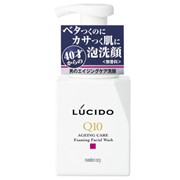 MANDOM LUCIDO Aging Care Foaming Facial Wash Q 10 Мужская очищающая пенка для лица, с дозатором, 150 мл