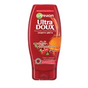 Garnier Ultra Doux Бальзам-Ополаскиватель для окрашенных и мелированных волос Защита цвета Клюква и аргановое масло фотография