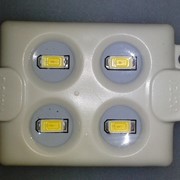 LED Module 4pcs SMD5630, 1.44W,120°,220LM,DC12V,IP65,Green