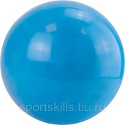 Мяч для художественной гимнастики однотонный, арт.AG-15-02, диам. 15 см, ПВХ, небесный фотография
