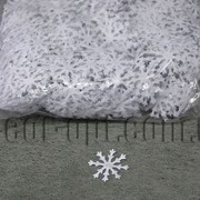 Фетровые заготовки-снежинки белые 2.8 см 1000 шт 570207 фото