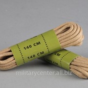 Шнурки вощеные 140см Койот Sturm Mil-Tec фото