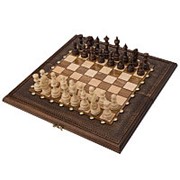 Шахматы + Нарды 40 прямые с бронзой, Ohanyan фото